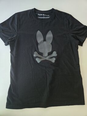 Psycho Bunny Black Logo Tee